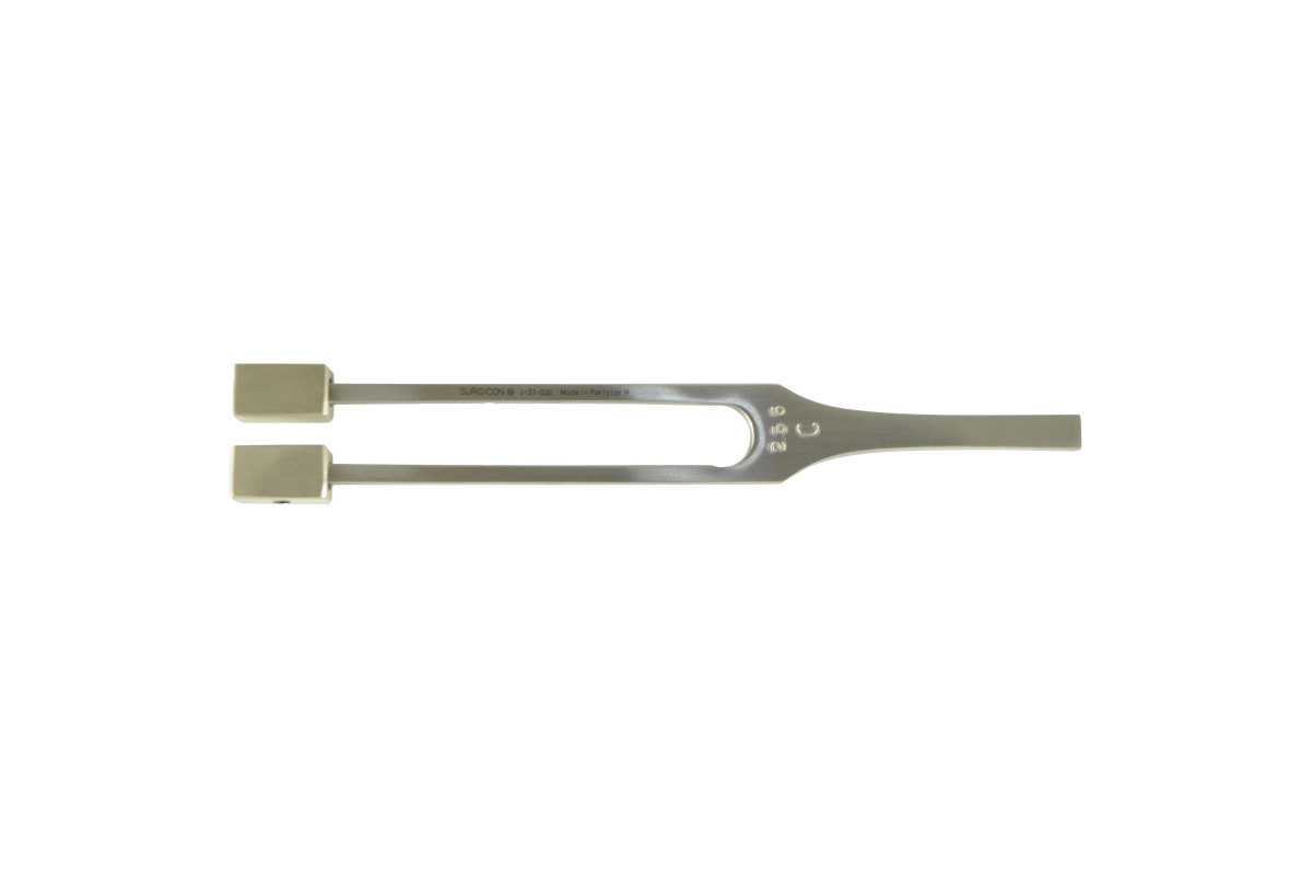 Surgicon Камертон алюминиевый С 256 J-31-020, с грузиками, Surgicon- 256 ГЦ