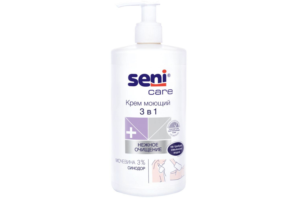 Seni Крем моющий 3 в 1, 1000мл, Seni Care