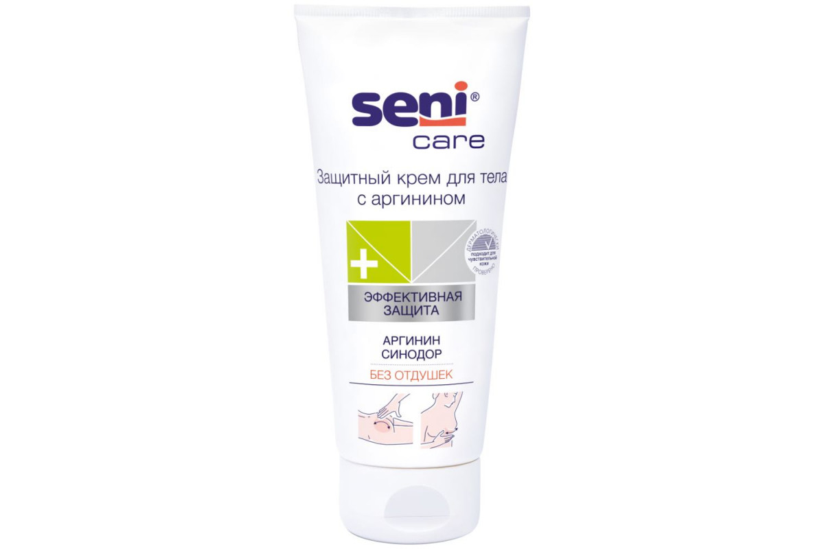 Seni Защитный крем для тела с аргинином, 200мл, Seni Care