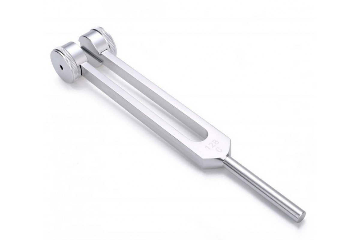 Surgicon Камертон алюминиевый С 128, 128 Гц, арт.J-31-002, с грузиками, Surgicon
