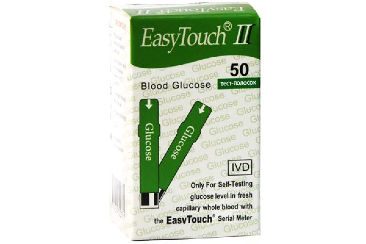 Bioptik Technology Изи Тач тест-полоски на глюкозу №50 (EasyTouch Glucose)