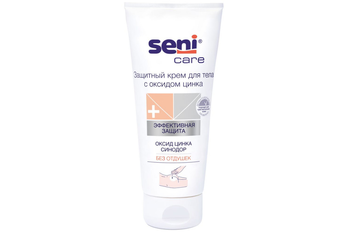 Seni Защитный крем с оксидом цинка, 200мл, Seni Care