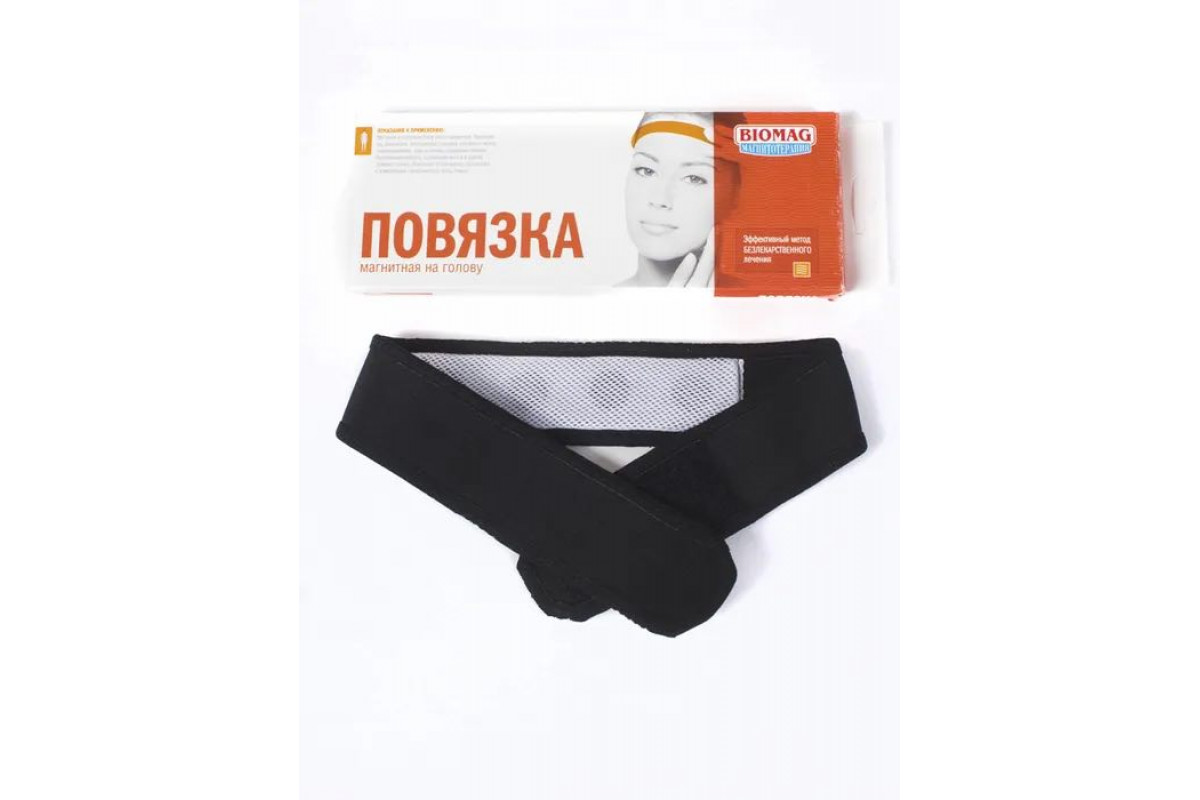 Биомаг Повязка на голову магнитная, Биомаг
